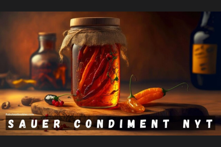 sauer condiment nyt